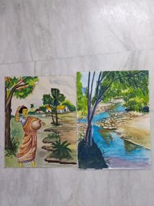 Women In Village And The Forest