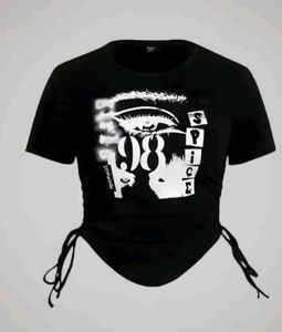 Y2K Spice Girl Graphic Crop Top