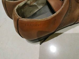 Brown Leather Formal Ruosh Shoes