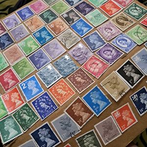 76 Queen Elizabeth II Postage Stamps