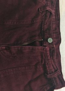Maroon Cargo Shorts (NEGOTIABLE)