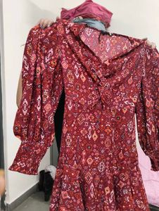 Boho Print Midi Dress