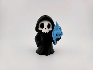 Grim Reaper with fire – Skeleton Action Figure