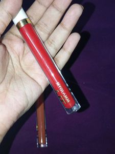 Lip Gloss Set - nude brown &amp; Red