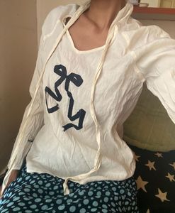 Boho Cream Tunic Top