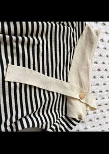 Striped Asymmetrical Top