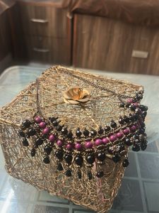 Beaded boho Statement Necklace