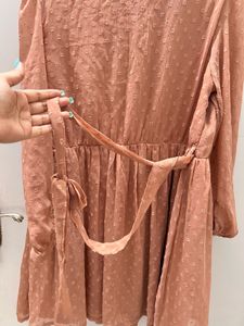 Chic Polka Dot V-Neck Dress