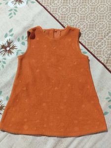 Cute Orange Toddler Dress