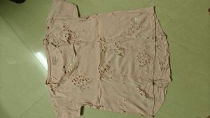 Distressed Pink T-Shirt