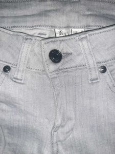 Authentic MANGO Denim | Ash Grey Slim-Fit Jeans