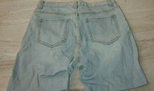 Light Wash Denim Shorts