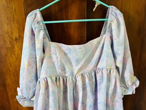 Pastel Floral Mini Dress