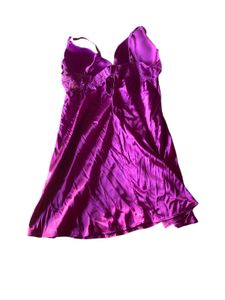 Pink Satin Lingerie Set