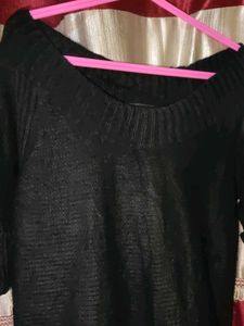 Black Knit Dress