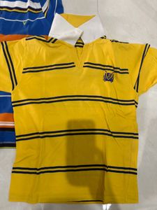Boys combo of two Striped t shirts
