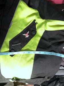 Men's Neon and Black Motorcycle Jacket