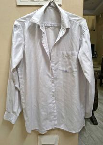 Classic Men's White Shirt and Black Pant