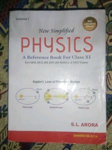 S.L ARORA FOR CLASS11th both volumes