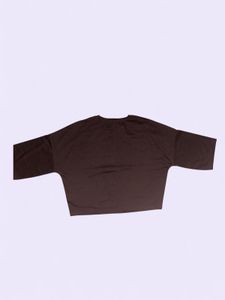 Brown Graphic Print T-Shirt