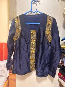 Embellished Silk lehenga blouse dupatta