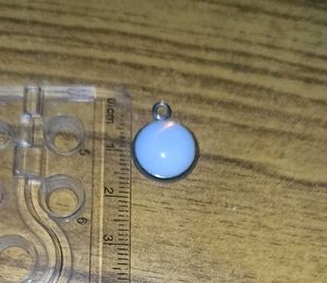 Opal Pendant, Circle