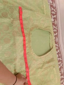 Beautiful Green Brocade rajputi parcha poshak
