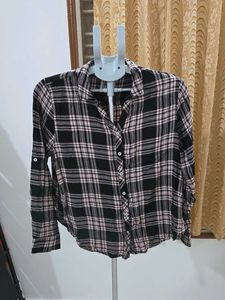DNMX Classic Plaid Button-Up Shirt