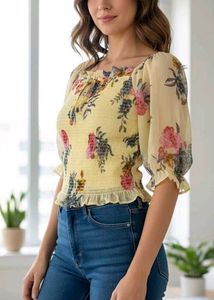 Spring Summer Floral Brandnew Top