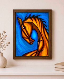 Running Horse Wall Art Painting