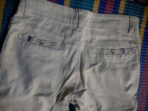 Stylish Light Colored Casual Trousers