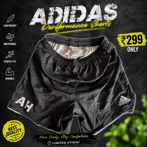 Adidas Black Athletic Shorts