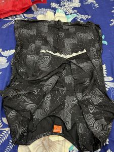Stylish Black Printed Top