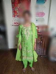 Elegant Green Kurta Pyjama Set with Dupatta