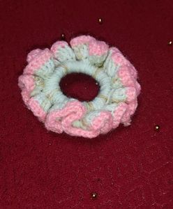 Handmade Crochet  Scrunchie (pack of 1)
