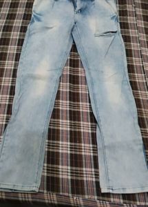 Light Wash Distressed Jeans
