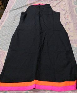 Black V Neck Kurti 🖤