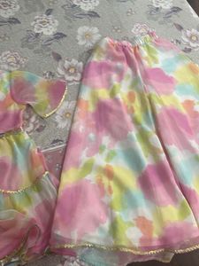 Colorful Tie-Dye Kurta Set