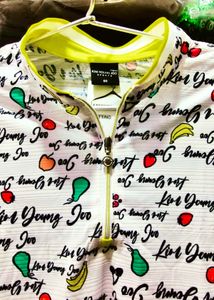 Cute Fruit Print Zipper Top
