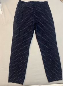 Navy Blue Polka Dot Pants