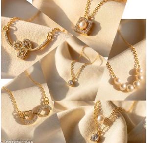 Elegant Gold Chain Necklace Set