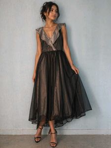 Elegant Black Cocktail Dress