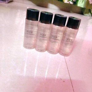 PACK OF 4 The Face Shop Rice water bright light Cl
