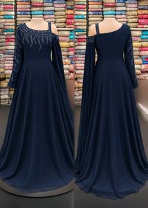 price drop 📉 luxury designer Navy Blue gown