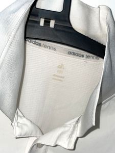Adidas White Polo T-Shirt