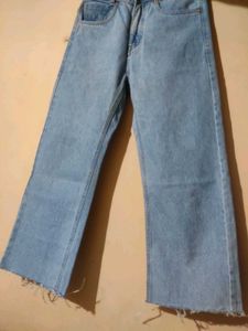 Light Wash Wide Leg Jeans