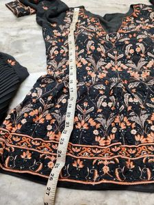 Peplum With Lehenga Chunni