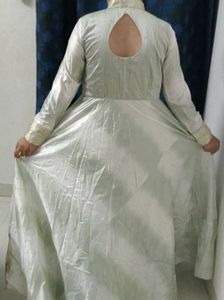 Elegant White Dress ( ANARKALI )