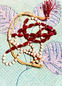 Elegant Double Strand Beaded Necklace