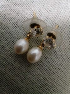 Elegant Pearl Drop Earrings
